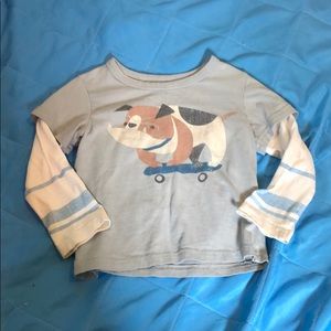 Tea Collection bulldog shirt